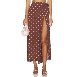 LSPACE Ever Wrap Skirt in Alotta Polka Dot