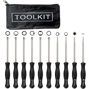 Carburetor Adjustment Tool Kit 10 count Screwdrivers for Common 2 Cycle Small Engine STIHL Poulan Husqvarna MTD Ryobi Homelite Trimmer Weed Eater Chainsaw Carb Tune up Adjusting Tool