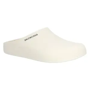 Pre-owned Balenciaga Men's Balenciaga Mule Slide In Nacre Beige by Rebag