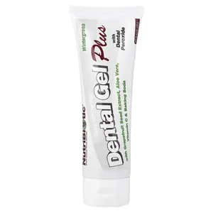 NutriBiotic Dental Gel Plus, Truly Whitening, Wintergreen, 4.5 oz (128 g)