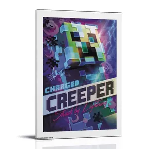 CREEPER-poster Posters Music Album Cover Posters Canvas Wall Art High-Resolution Vintage Band & Artist Prints for Room