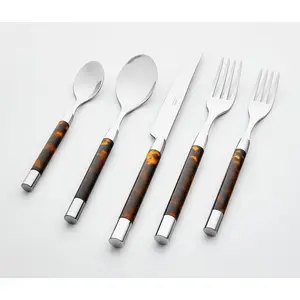 Capdeco Conty Tortoise 10PC Flatware Set
