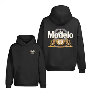 Modelo Beer Graphic T - Shirt - Classic Retro Logo Design, Unisex Soft Cotton Blend | Trendy Drinking Party Wear | Gift for Men Women