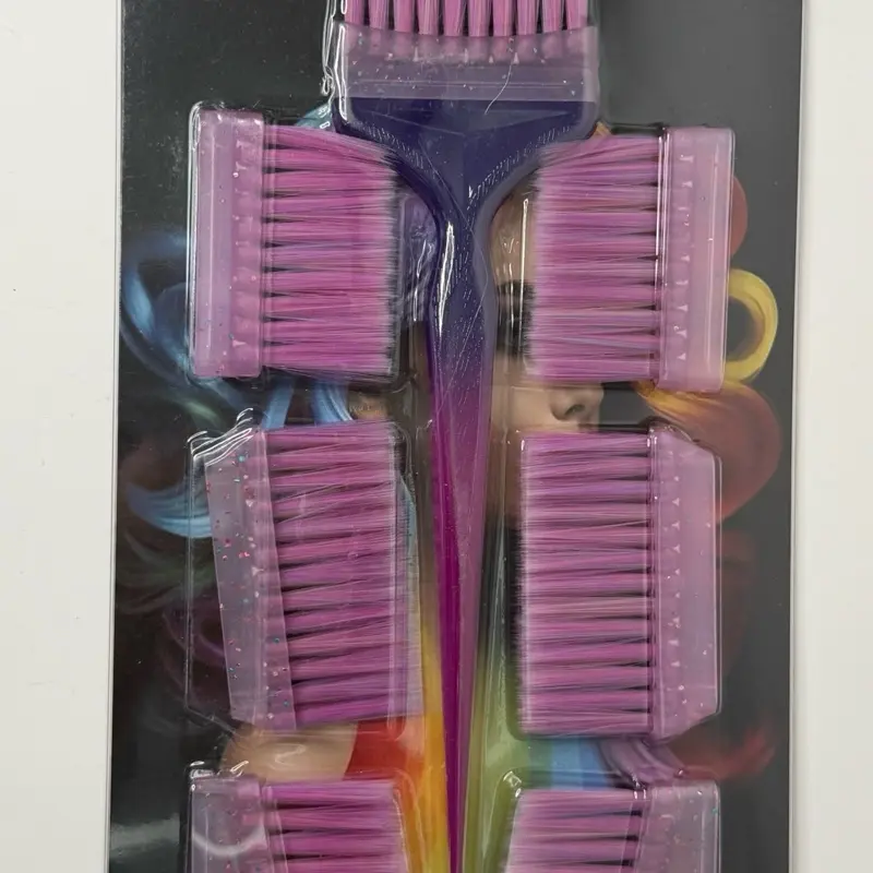Hair color applicator brush set