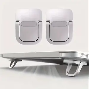 Compact Portable Laptop Stand - Invisible, Foldable, Ergonomic Desk Support for 10-18 Inch Laptops, Tablets, Keyboards, and Phones - ABS Material - For Office Workers & Students - Suitable for Home & Travel - Great Gift for Tech Enthusiasts