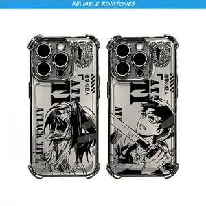 Anime  Attack on T-Titan Plating Phone Case ,For iPhone 17 16 15 14 13 12 11 - The Fashionable Design Phone Case Best Christmas Gift For Fans!