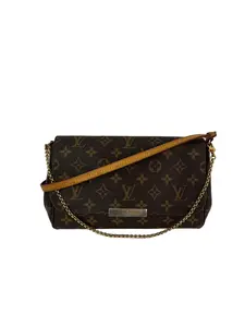Pre-owned Louis Vuitton canvas Crossbody Bags Favorite MM Monogram Crossbody Bag