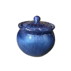 Resin Jar Purple Galaxy Trinket Box Unique Design for Your Collection