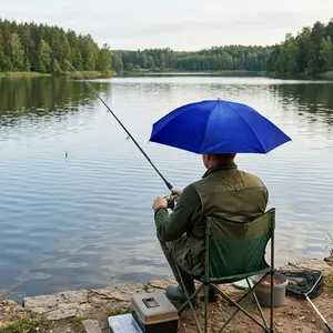 Foldable Umbrella Hat, Fishing and Hiking Sun Protection Hat, UV Block for Outdoor Activities, Compact Travel Accessory