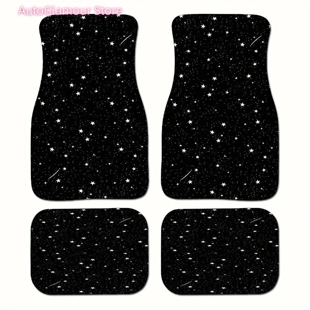 [Starry Sky Theme SUV Car Mats] 2D.4Pcs Starry Sky Theme Style Elements Universal SUV Car Mats, Suitable for All Vehicles' Front NONE