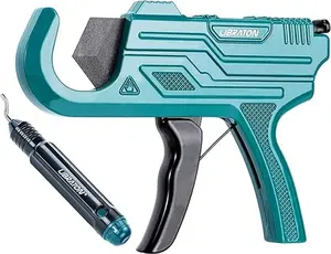 PVC Pipe Cutter, Up to 1-5/8" (42mm), Ratchet Pipe Cutter, One-hand Operated Plastic Pipe Cutter, PEX Cutting Tool with Deburring Tool, Cutting PEX, PVC, PPR Plastic Hoses and Plumbing Pipe