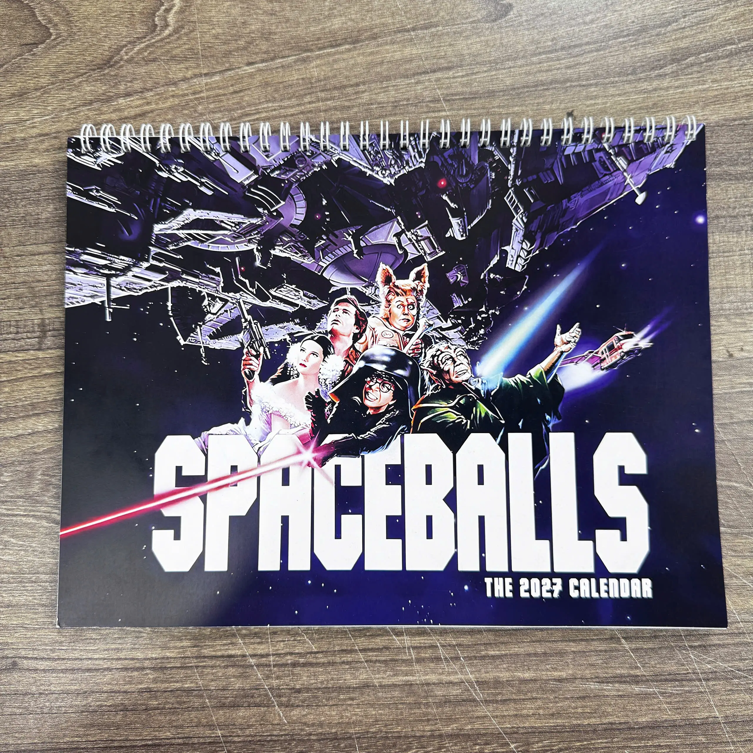 Spaceballs The 2027 Calendar, Classic Sci-Fi Comedy Wall Calendar, Movie Fan Gift, Spiral Bound Calendar