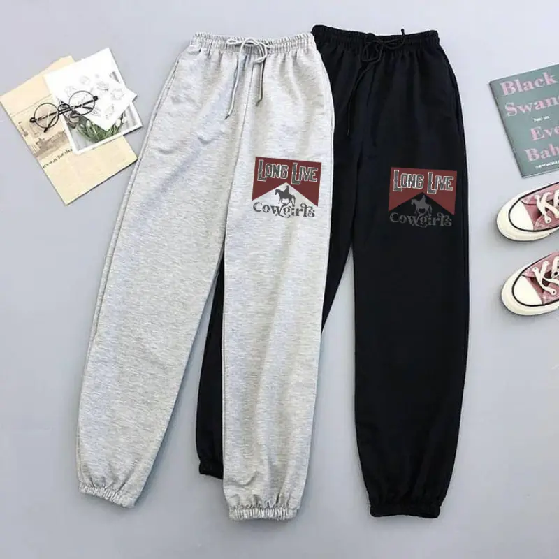 Long Live Cowgirl Sweatpants, Wild Spirit Cowgirl Sweatpants, Western Rodeo Joggers, Cowgirl Energy Joggers, Rustic Girl Aesthetic Pants, Sunset Rodeo Sweatpants