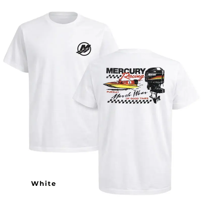 Mercury Racing T-Shirt, Boat Racing Shirt, Offshore Boat Racing Tee, Mercury Racing Graphic Shirt