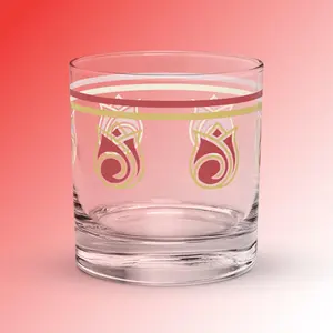 Red Mad Tea Rocks glass