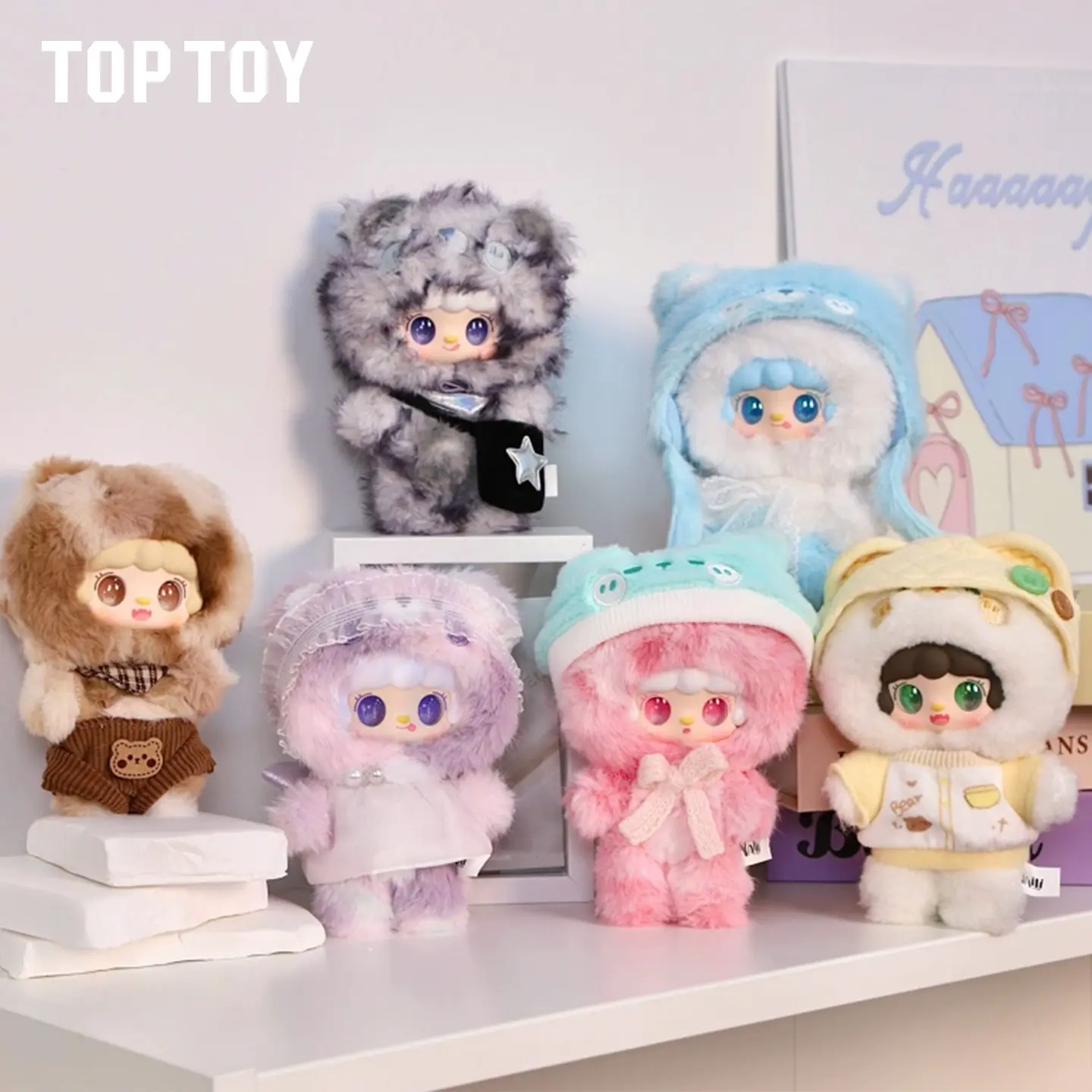 TOPTOY Yooki Bear Hibernation Plan Series Plush Blind Box - Blindbags, Cute Collectible Stuffed Toy, Desktop Ornament, Birthday Gift tiktokshopbacktoschool