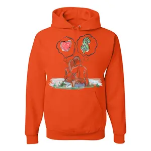Guy Benson Collection Love Vs Money Hoodie -Orange