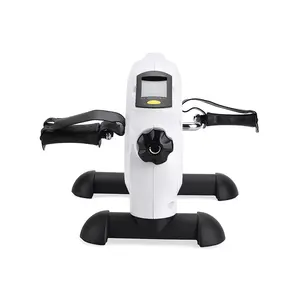 White Under Desk Bike Pedal Exercising Machine