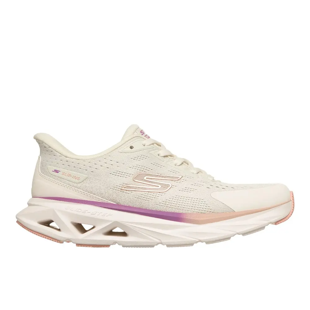 Skechers Womens Slip-Ins Glide-Step Vortex Running Sneakers Shoes - Brown