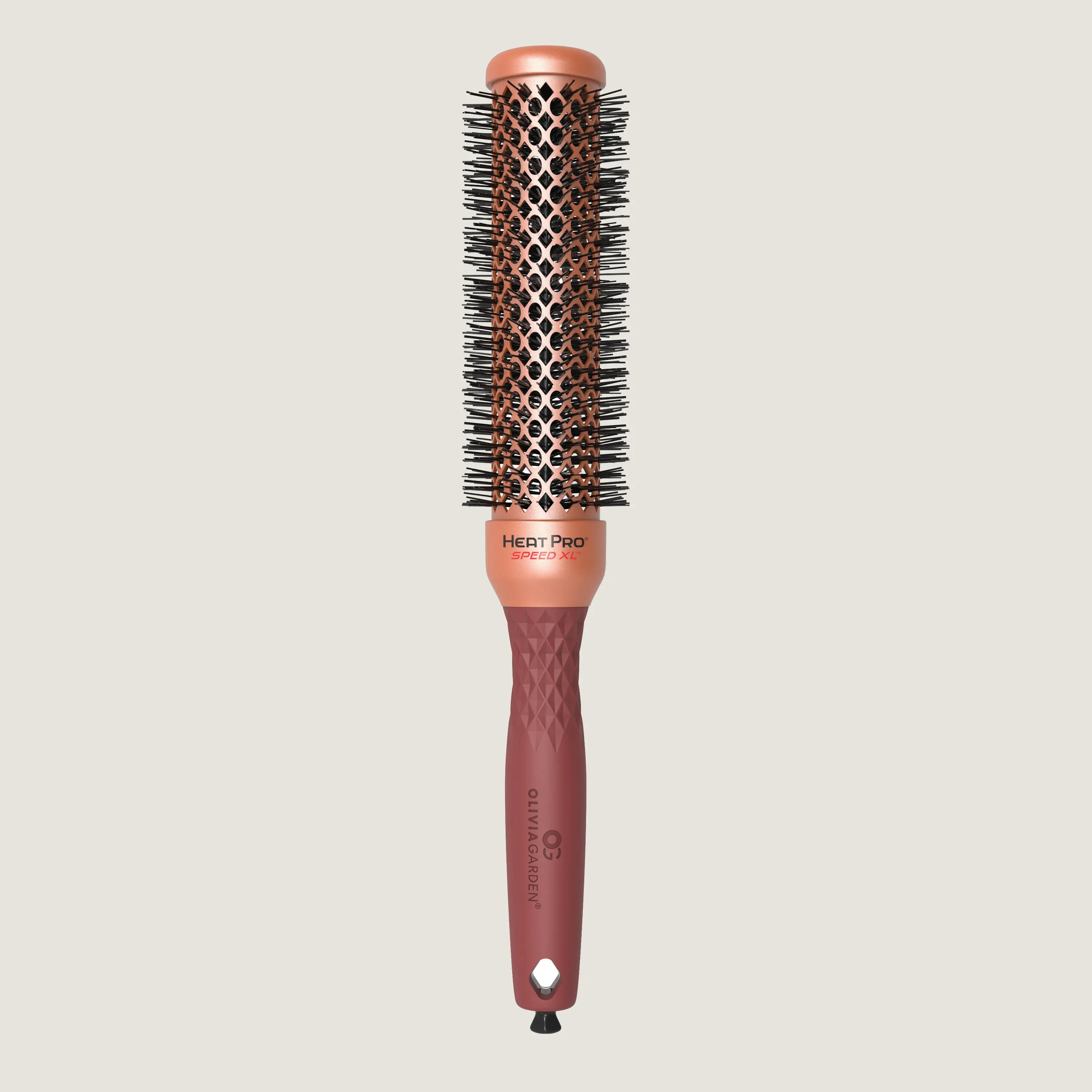 Olivia Garden HeatPro Speed XL Ceramic Round Brush | Professional Blowout Hair Brush | Faster Dry Drying | Anti-Frizz & Volume