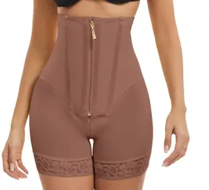 Shaping Body Shaper Pants with Zipper & Waist Cincher for Slimming Tummy Control  Shapewear for Womenswear High Elasticity Compression Bottoms tight-fitting bodysuit colombian faja jumpsuit butt renaissance corset tim tok shop black underwear trainer