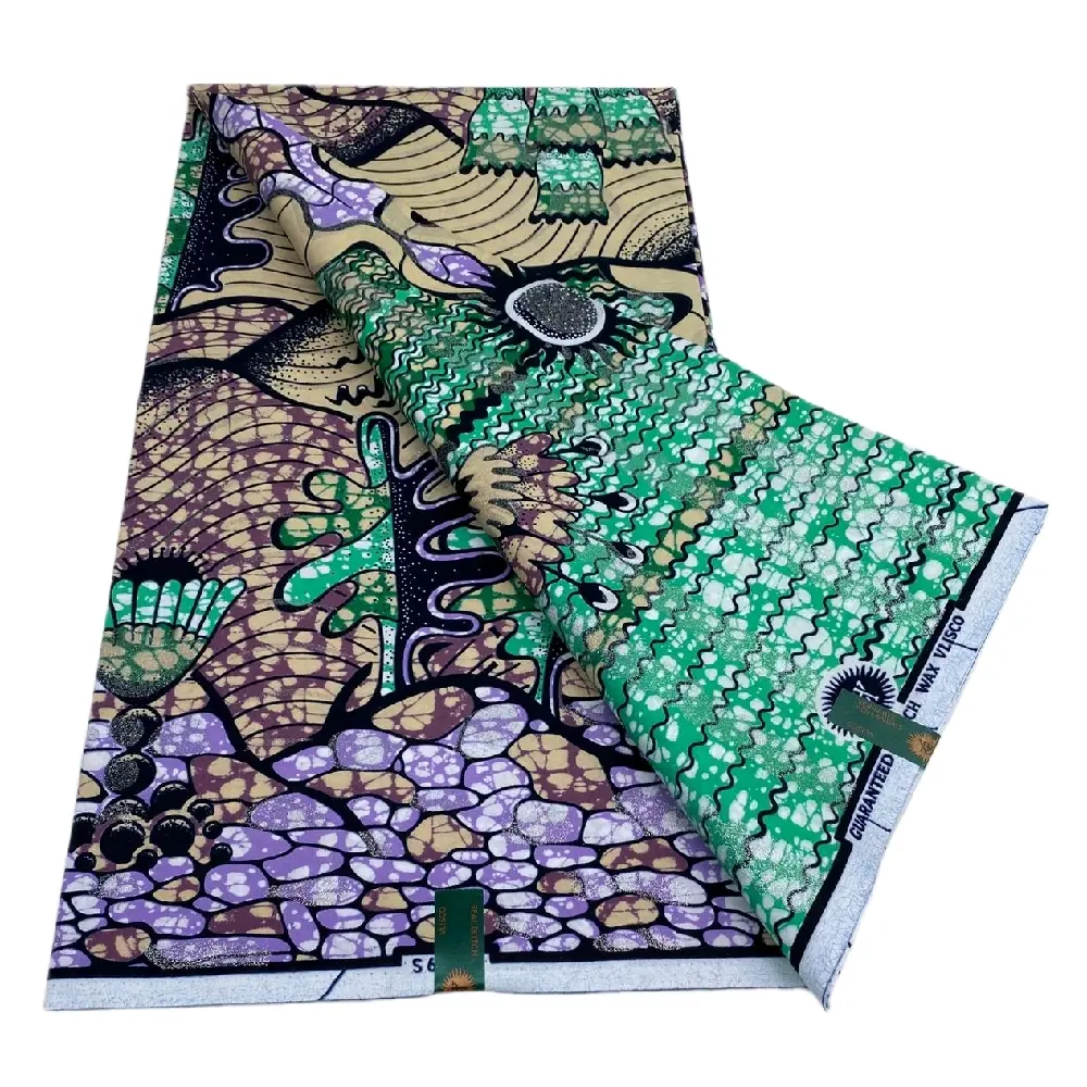 Authentic Grand Super wax 100%Cotton 6yards Authentic Grand Super wax 100%Cotton 6yards