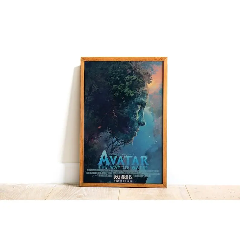 Avatar The Way of Water Poster | Editable Photoshop| Digital Product | Wall Decor | Cinema Posters - High Resolution PSD PNG