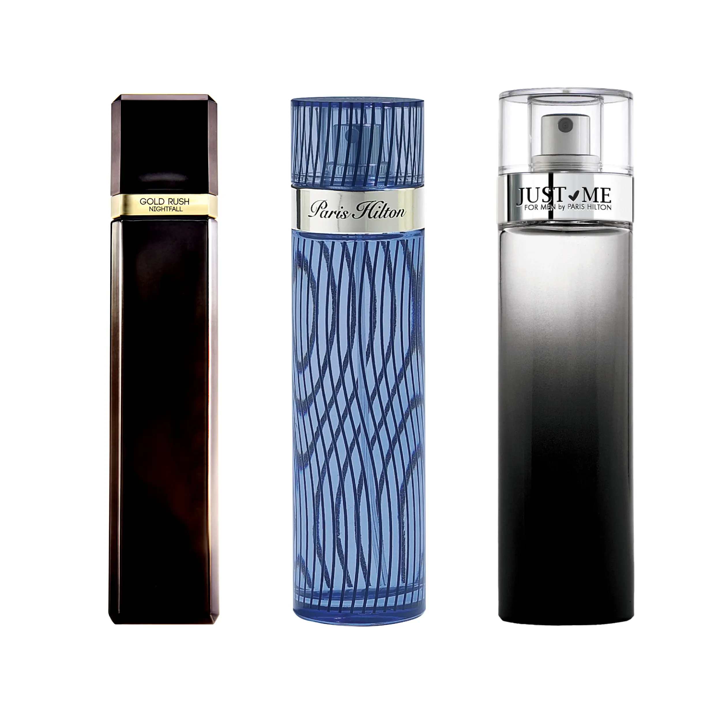 That's Hot: For Him Bundle - Gold Rush Nightfall for Men, Paris Hilton for Men & Just Me for Men