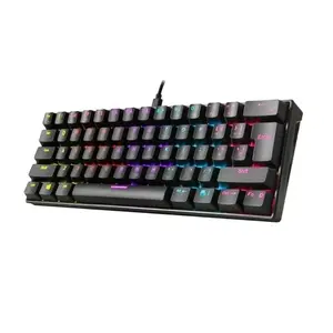USB-C Mechanical Keyboard with Blue Switches - 60% Size