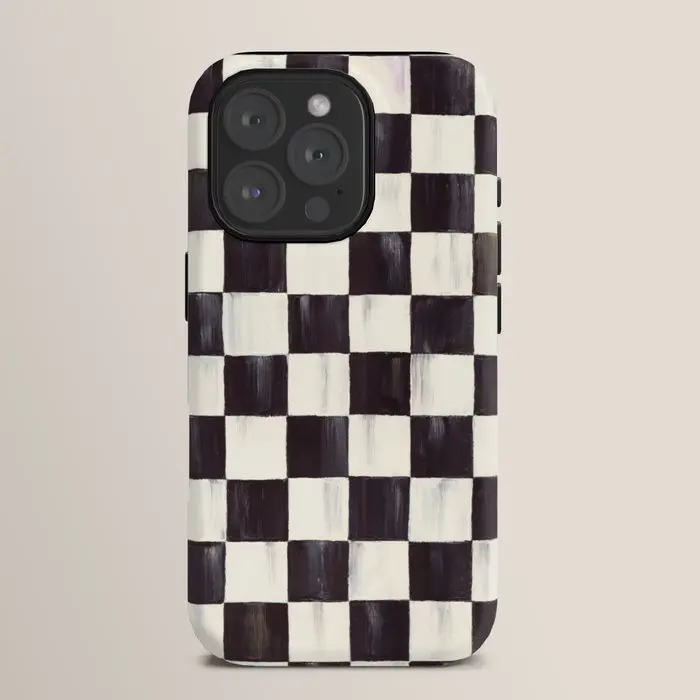 Society6 x Mackenzie Childs Courtly Check iPhone Case - TikTok Shop