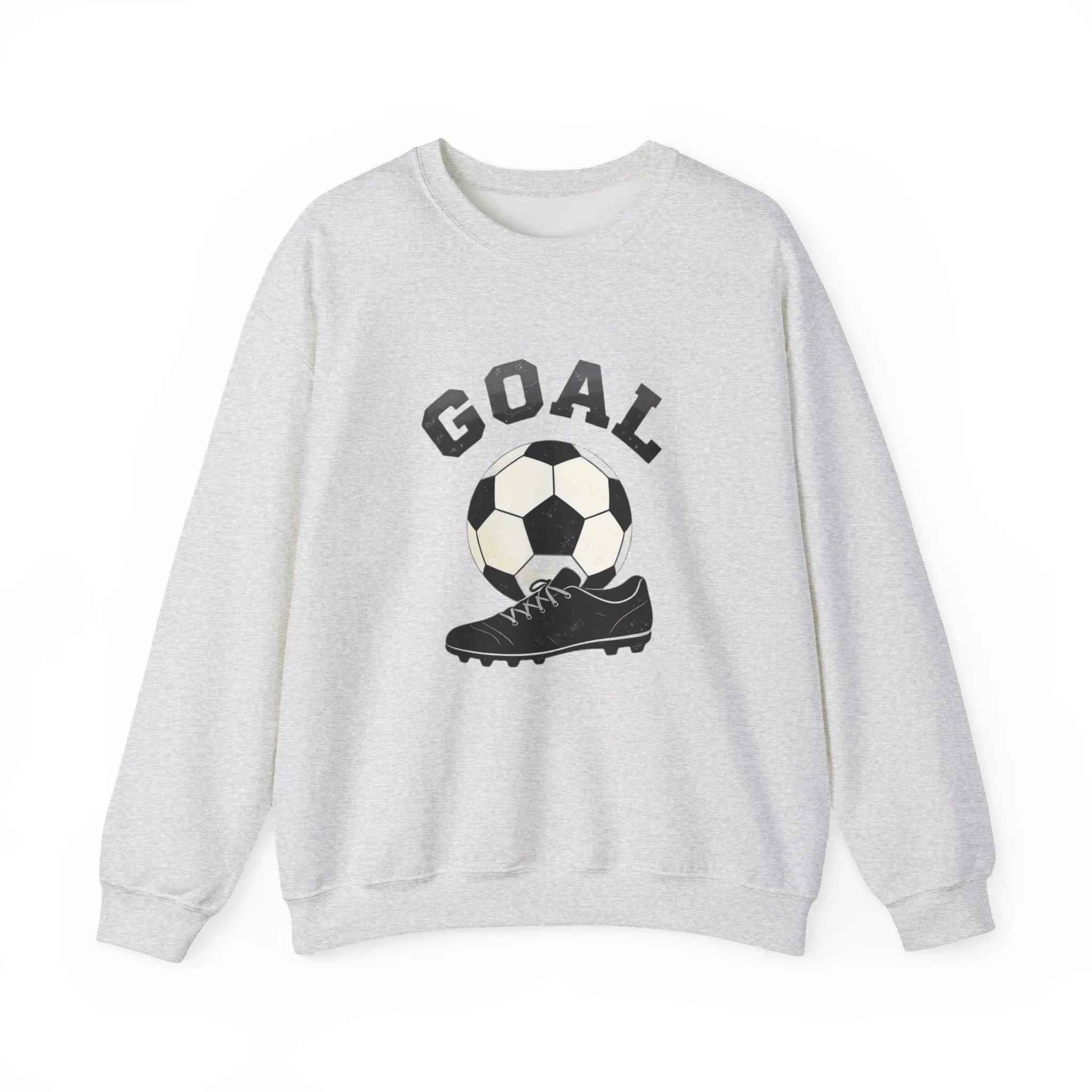 Goal Soccer Ball and Cleat Sweatshirt | Soccer Team Sports Crewneck