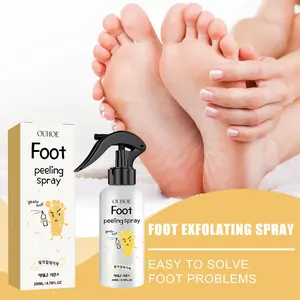 Ouhoe Foot Exfoliating Spray, Repair Brighten Dead Skin Calluses, Foot Care Spray for Soft Feet, Foot Treatment Mist, Foot Care Product