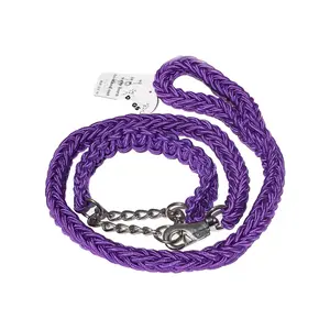 PURPLE SHOWTIME LEASH AND COLLAR