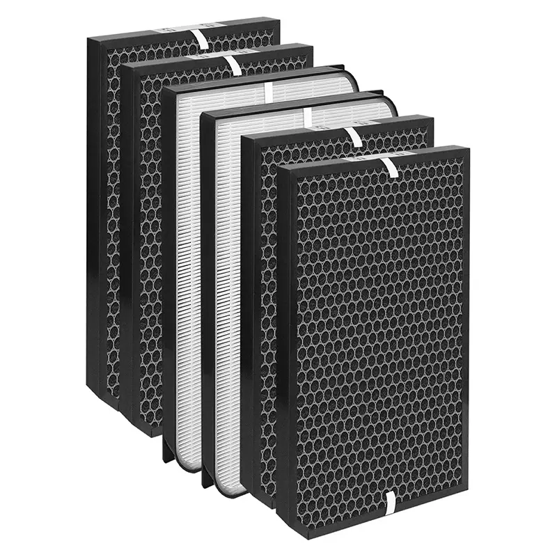 AirDoctor AD5000/5500 1 Year Combo Replacement Filter Pack | Includes 4 Premium Carbon/VOC + 2 UltraHEPA | Guaranteed Quality & Performance | Removes Smoke,Pollen,Pet Dander,Gasses
