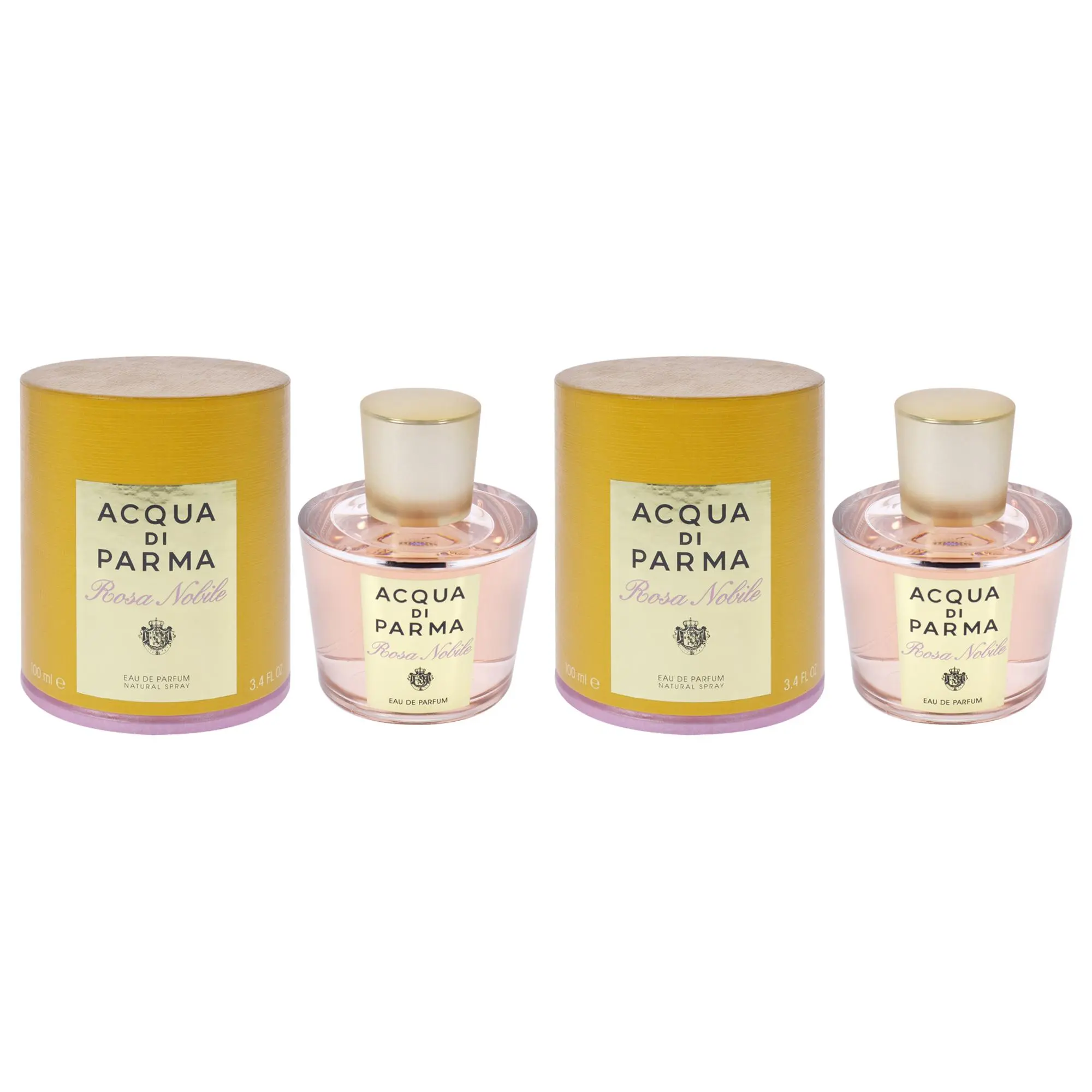 Rosa Nobile by Acqua Di Parma for Women - 3.4 oz EDP Spray - Pack of 2