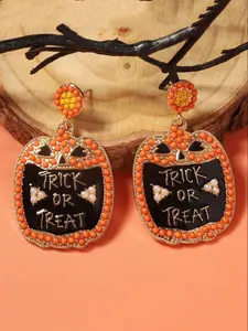 Halloween Owl Alloy Earrings, Creative Cartoon Design, Perfect Holiday Accessory, Simple and Versatile, Suitable for All Occasions