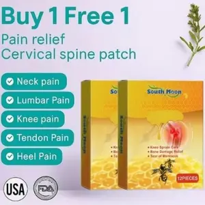 Bee Venom Lumbar Relief Patch- 12 Pieces Natural Herbal Ointment for Back Pain & Muscle Soreness - Fast Long Lasting Comfort - Drug-Free Topical Treatment - Therapeutic