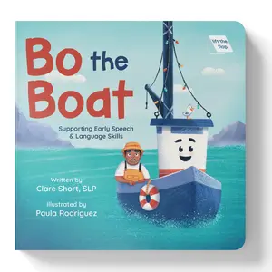 Speech Therapy Board Book for Babies | Rhyming Interactive Toddler Book