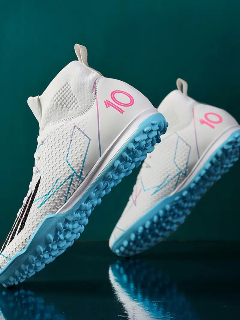 New Football Shoes Recommendation High-Top Nails Anti-Slip Grip Adult Unisex, Durable Training Cleats for Men & Women, Football Boots