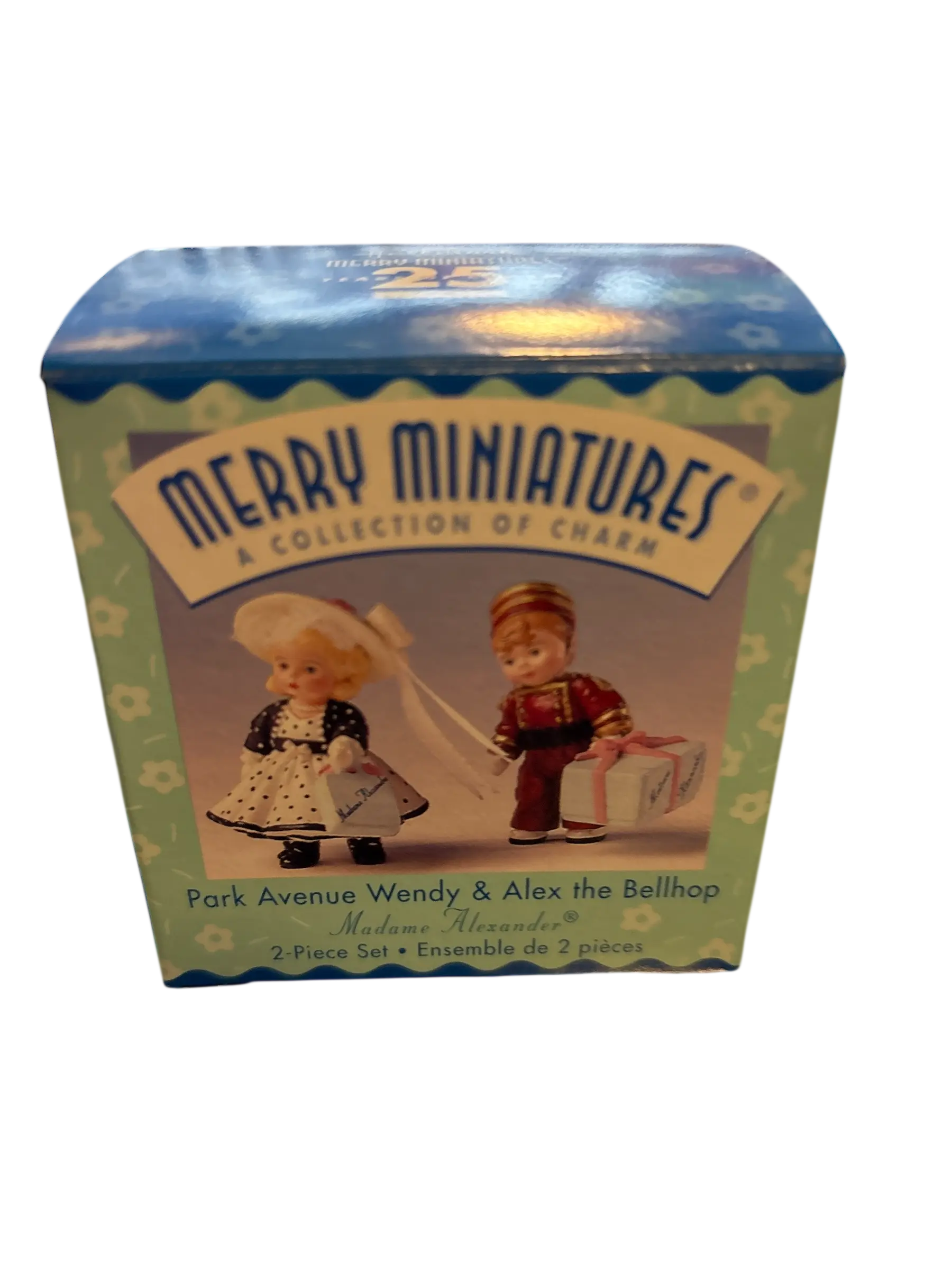 Hallmark Park Avenue Wendy & Alex Bellhop 1999 Merry Miniatures Ornament