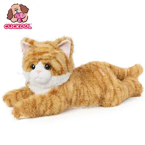 14''|1.6Lbs Orange Tabby Cat stuff Plushies toys, Weighted Stuffed Animals stich stuff Plushies, toy Gift idea, Microwavable Heating Pad for Cramps, Pain Stress Relief, Heatable Coolable Lavender Scented for Anxiety, CUCKOOL Valentine's day gift idea