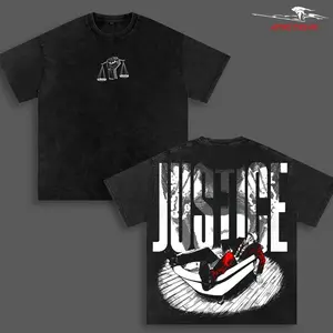 Hiromi Higuruma JJK Anime Double Printed Vintage Washed Tee Unisex Oversize Anime Manga Washed Heavyweight Cotton T-shirt AD7
