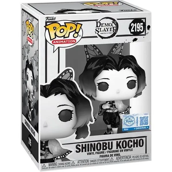 Demon Slayer Shinobu Kocho Sumi-Ink Funko Vinyl Figure #2195 - Entertainment Earth Exclusive