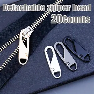 20 Counts Zipper Pulls, Must-Have Travel Accessory for Bags Colors Sent Randomly