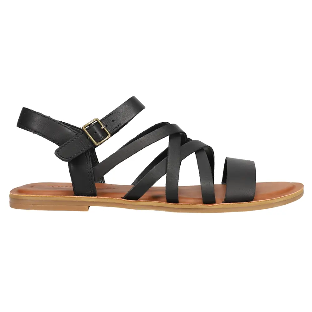TOMS Womens Sephina Strappy Casual Sandals Casual - Black