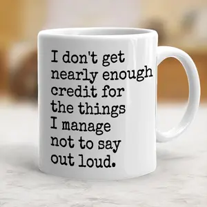 Funny Office Mug, Gifts for Women Men Coworkers, Sarcastic Quote Mug - scs17085