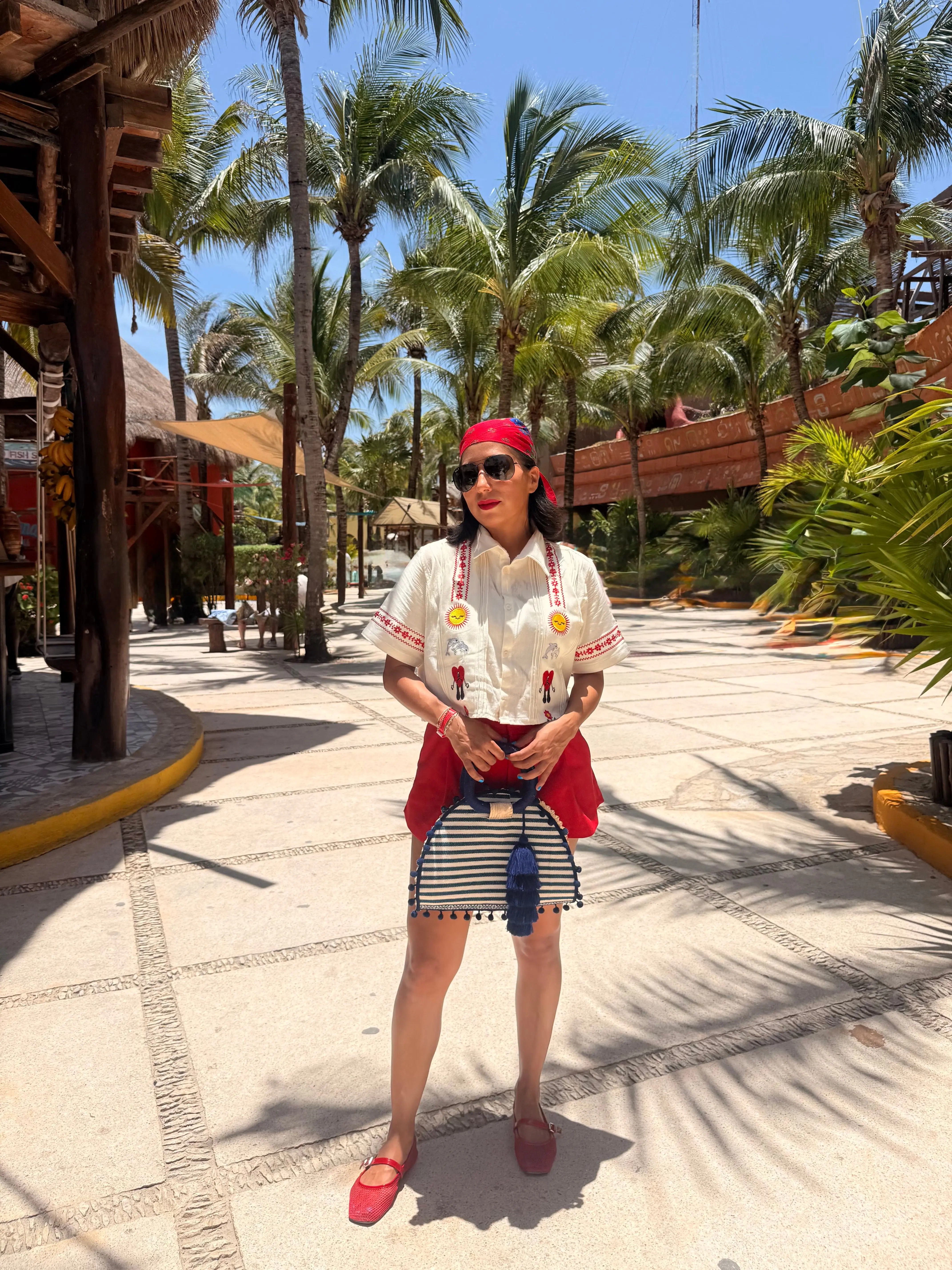 **PRE-ORDER: El Conejo Cropped Guayabera**