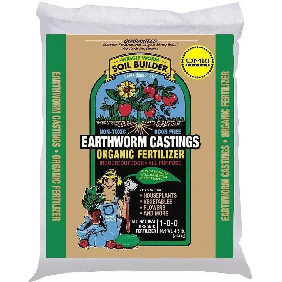 Wiggle Worm Soil Builder Earthworm Castings, 4.5 lb