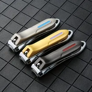 1pc Professional Stainless Steel Nail Clipper Cutter Toenail Cutting Machine Trimmer Pedicure Scissors Manicure Files