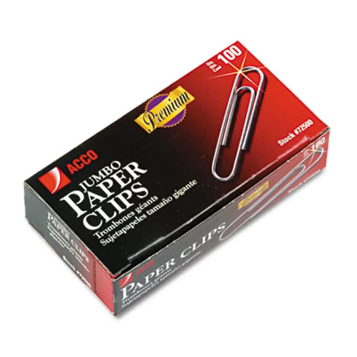 212 MAIN Premium Heavy-Gauge Paperclips, Smooth-Finish Wire Paper Clips Pack of 10